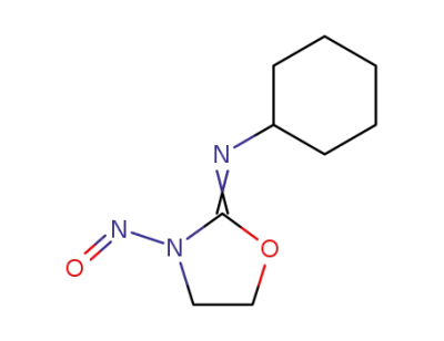 2-(cyclohexylimino)-3-nitroso-2-oxazolidine