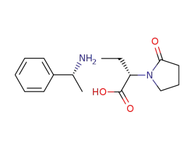 (S)-α-ethyl-2-oxo-1-pyrrolidineacetic acid (R)-α-methylbenzylamine salt