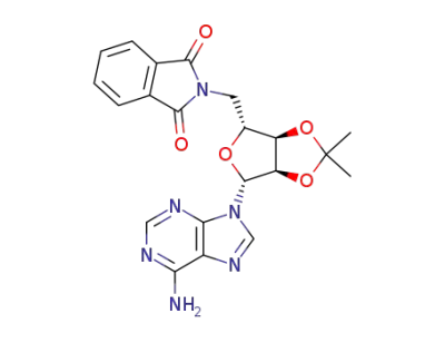 2-[[(3aR,4R,6R,6aR)-6-(6-amino-9H-purin-9-yl)-2,2-dimethyltetrahydro-2H-furo[3,4-d][1,3]dioxol-4-yl]methyl]-2,3-dihydro-1H-isoindol-1,3-dione