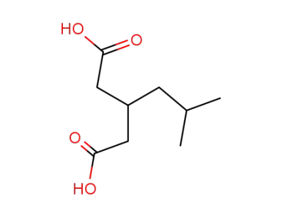 5-methyl-3-carboxymethylhexanoic acid