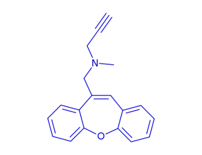 10-(N-methyl-N-propargyl-amino)methyldibenz[b,f]oxepine