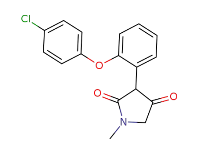 3-[2-(4-chloro-phenoxy)-phenyl]-1-methyl-pyrrolidine-2,4-dione